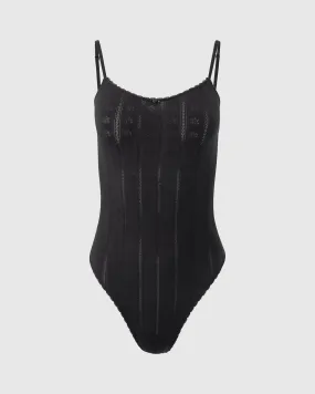 Seamless Pointelle Bodysuit