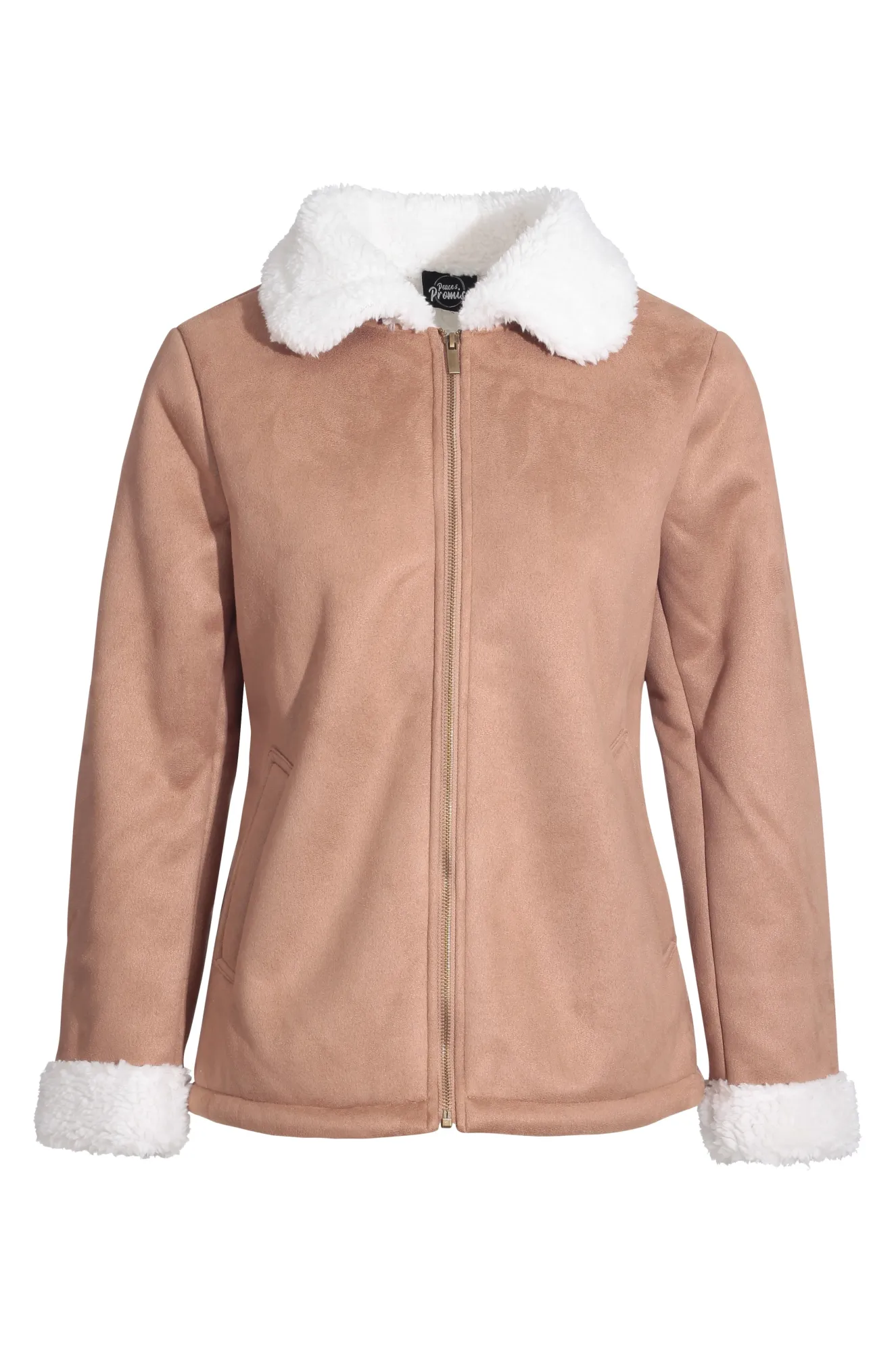 Sheepskin Look Jacket | CARAMEL | 7282ZZ