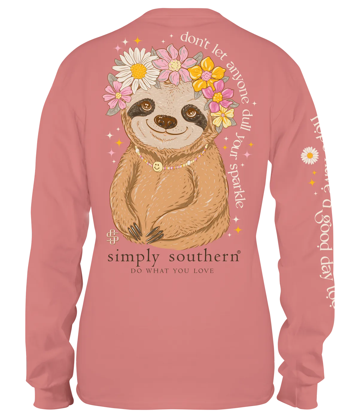 Simply southern long sleeve sloth shirt