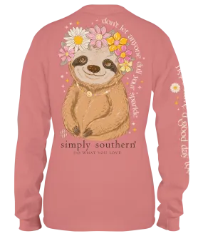 Simply southern long sleeve sloth shirt