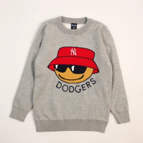 Slim Fit Boys Printed Pullover 7264