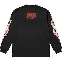 Slipknot Unisex Long Sleeve T-Shirt: Spit it Out (Back & Sleeve Print)