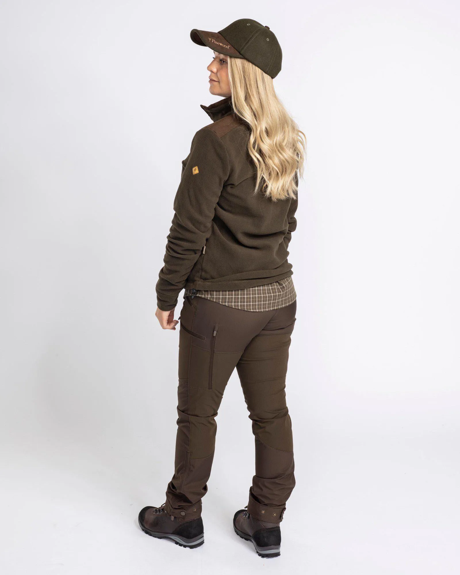 Småland Hunters Halfzip Fleecetröja Dam / H.Brown
