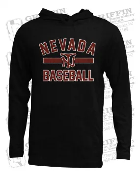 Soft-Tek T-Shirt Hoodie - Baseball - Nevada Tigers 24-Z