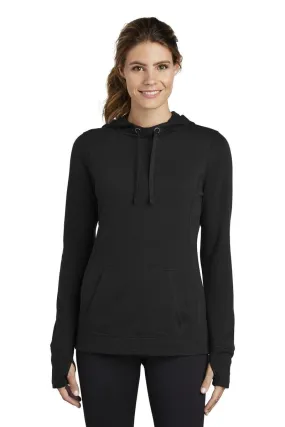 Sport-Tek LST296: Ladies PosiCharge Tri-Blend Wicking Fleece Hooded Pullover