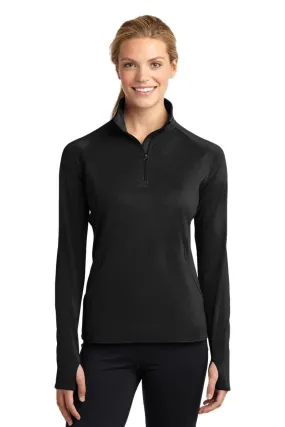 Sport-Tek LST850: Ladies Sport-Wick Stretch 1/2-Zip Pullover