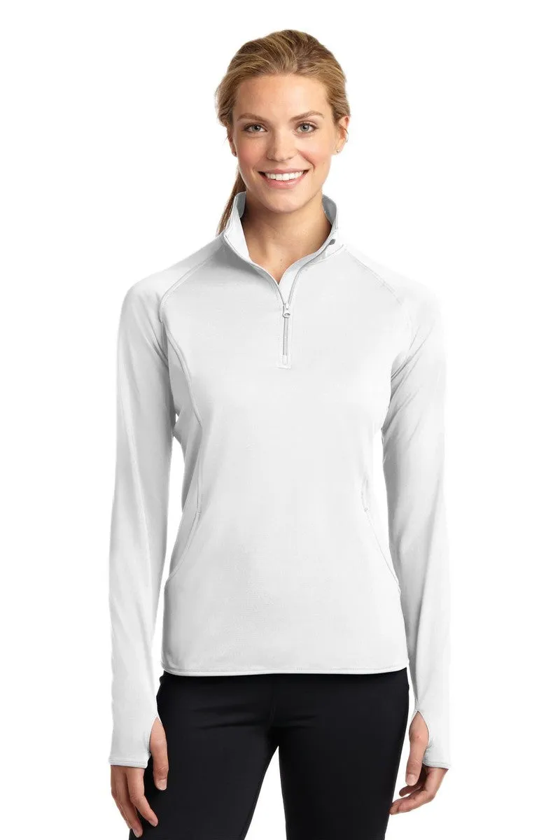 Sport-Tek LST850: Ladies Sport-Wick Stretch 1/2-Zip Pullover