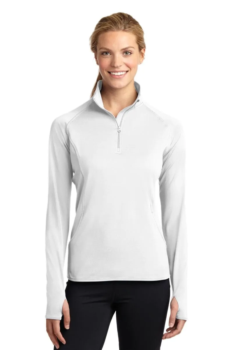 Sport-Tek LST850: Ladies Sport-Wick Stretch 1/2-Zip Pullover