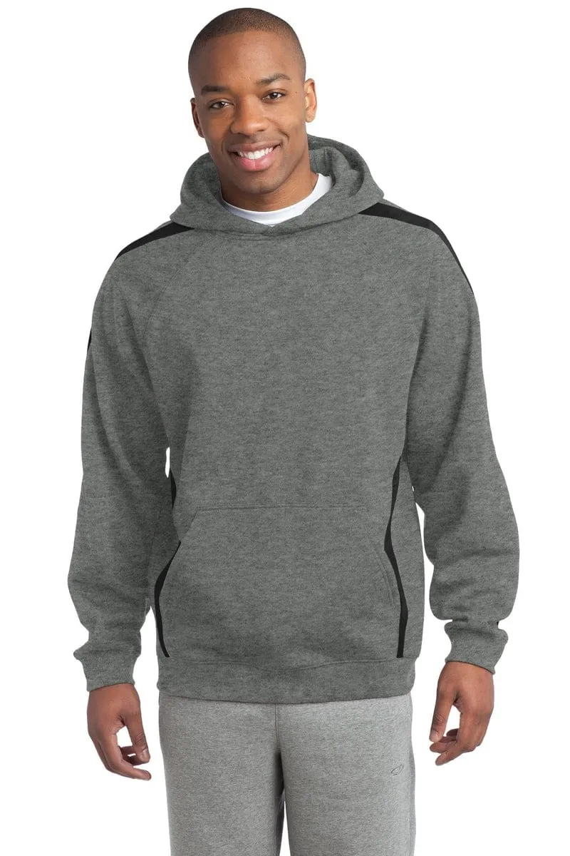 Sport-Tek ST265: Sleeve Stripe Pullover Hooded Sweatshirt