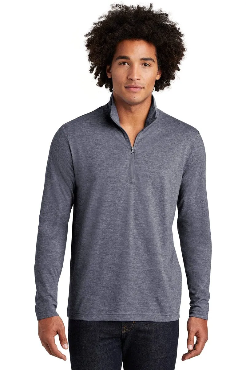 Sport-Tek ST407: PosiCharge Tri-Blend Wicking 1/4-Zip Pullover