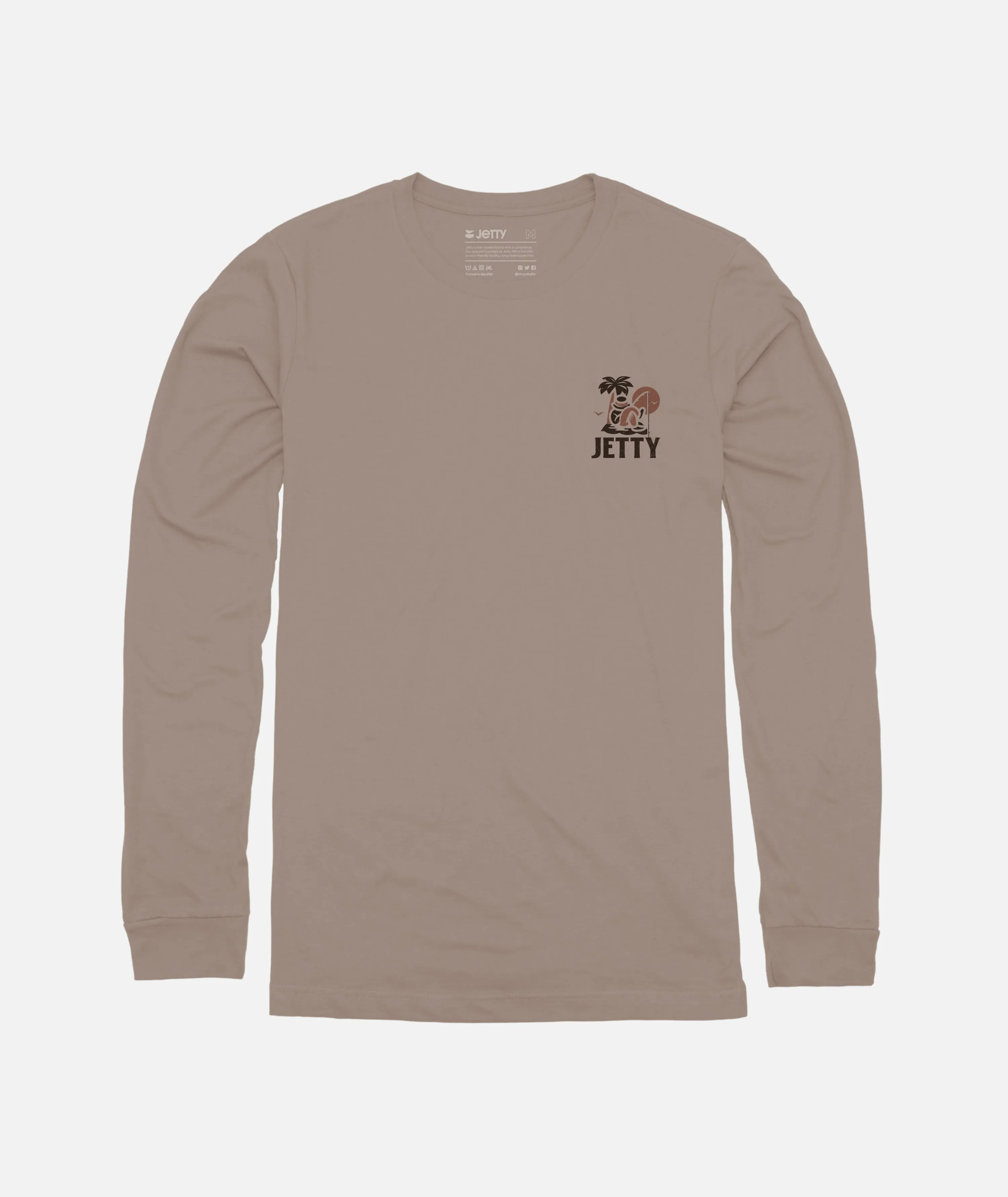 Stranded LS Tee - Grey