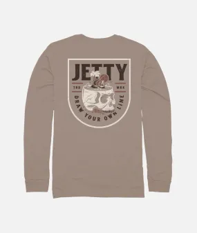 Stranded LS Tee - Grey