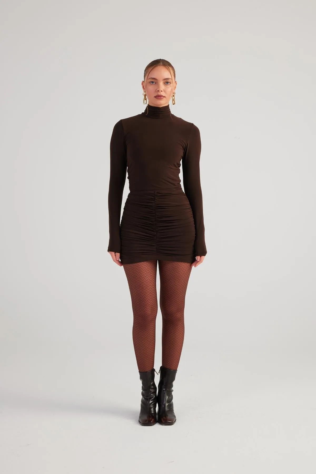 Tami Dress Coffee