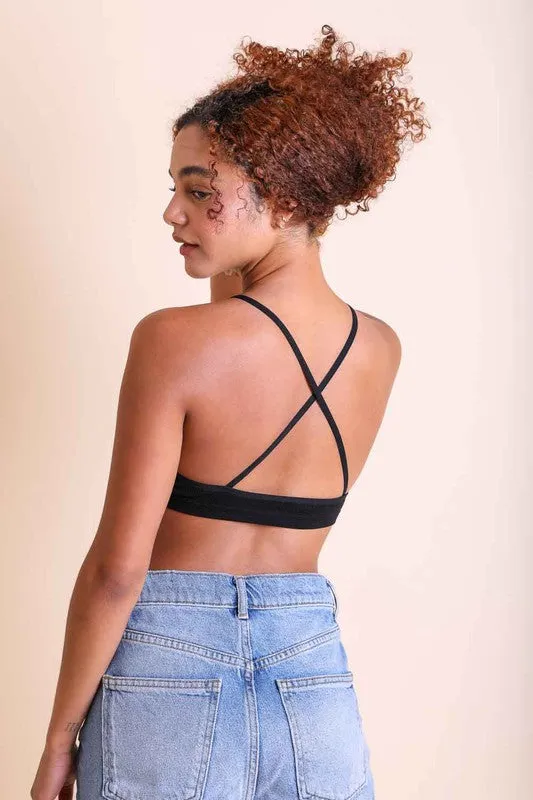 TEEK - Crochet Lace High Neck Bralette