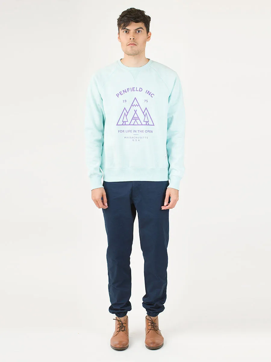 Teepee Printed Crew Neck Sweatshirt