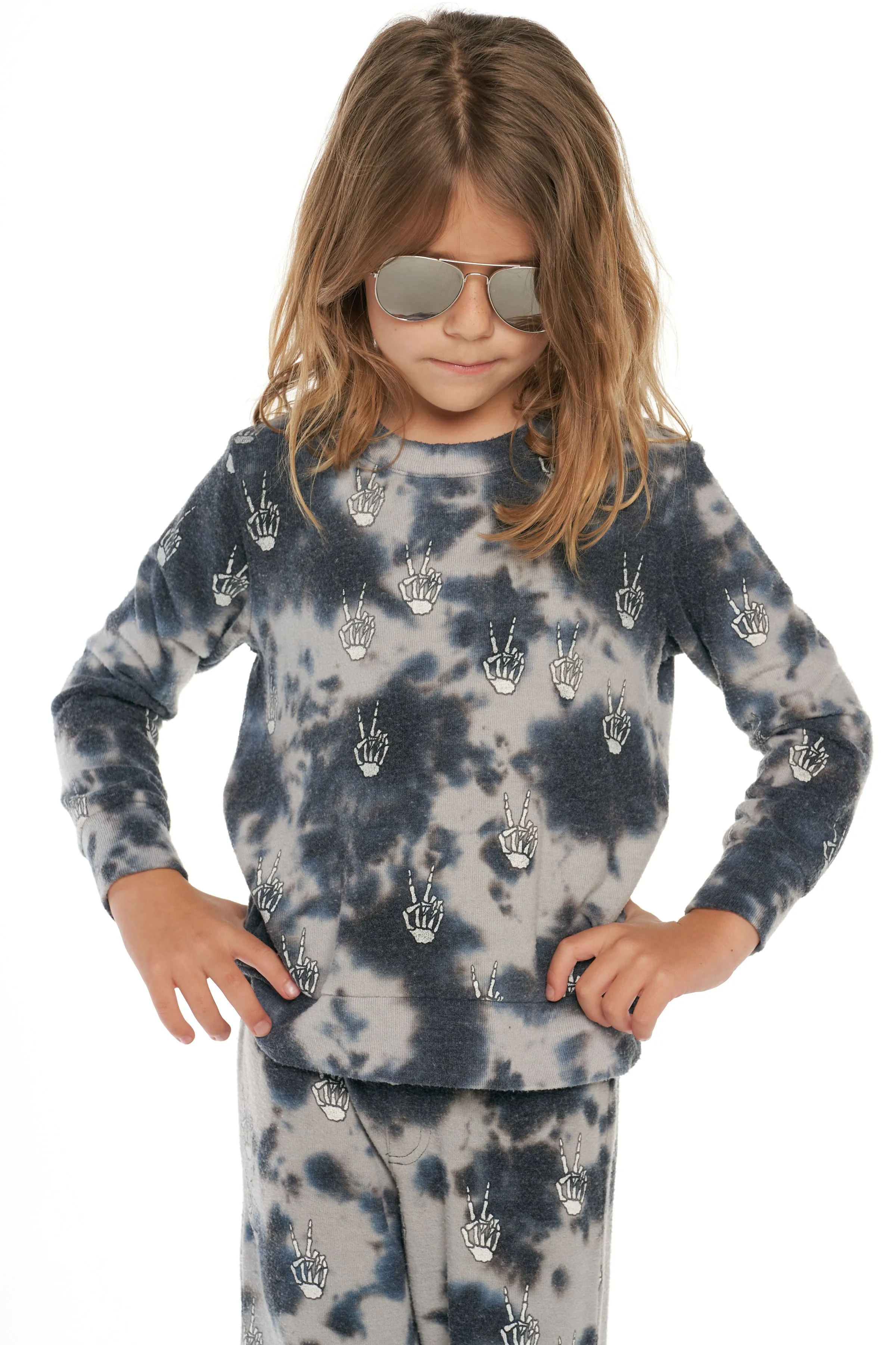 Tie Dye Skeleton Peace
