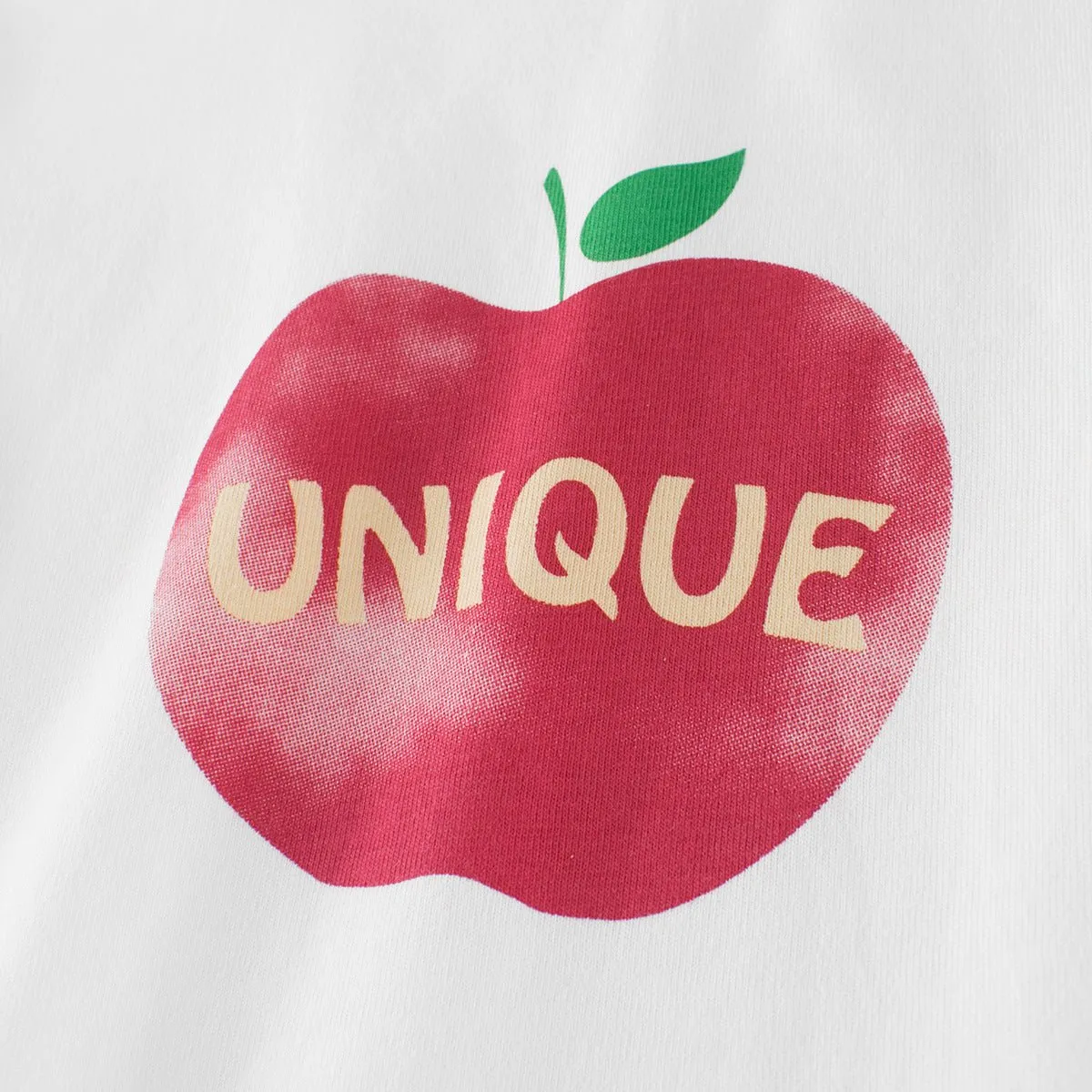 Toddler/Kid Girl's Long Sleeve Unique Apple Print Design T-shirt