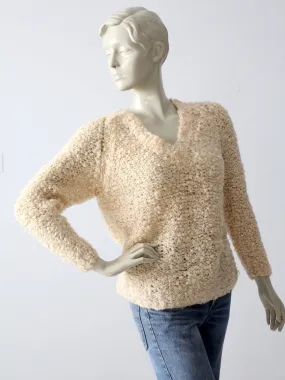 vintage 60s Sears mohair sweater