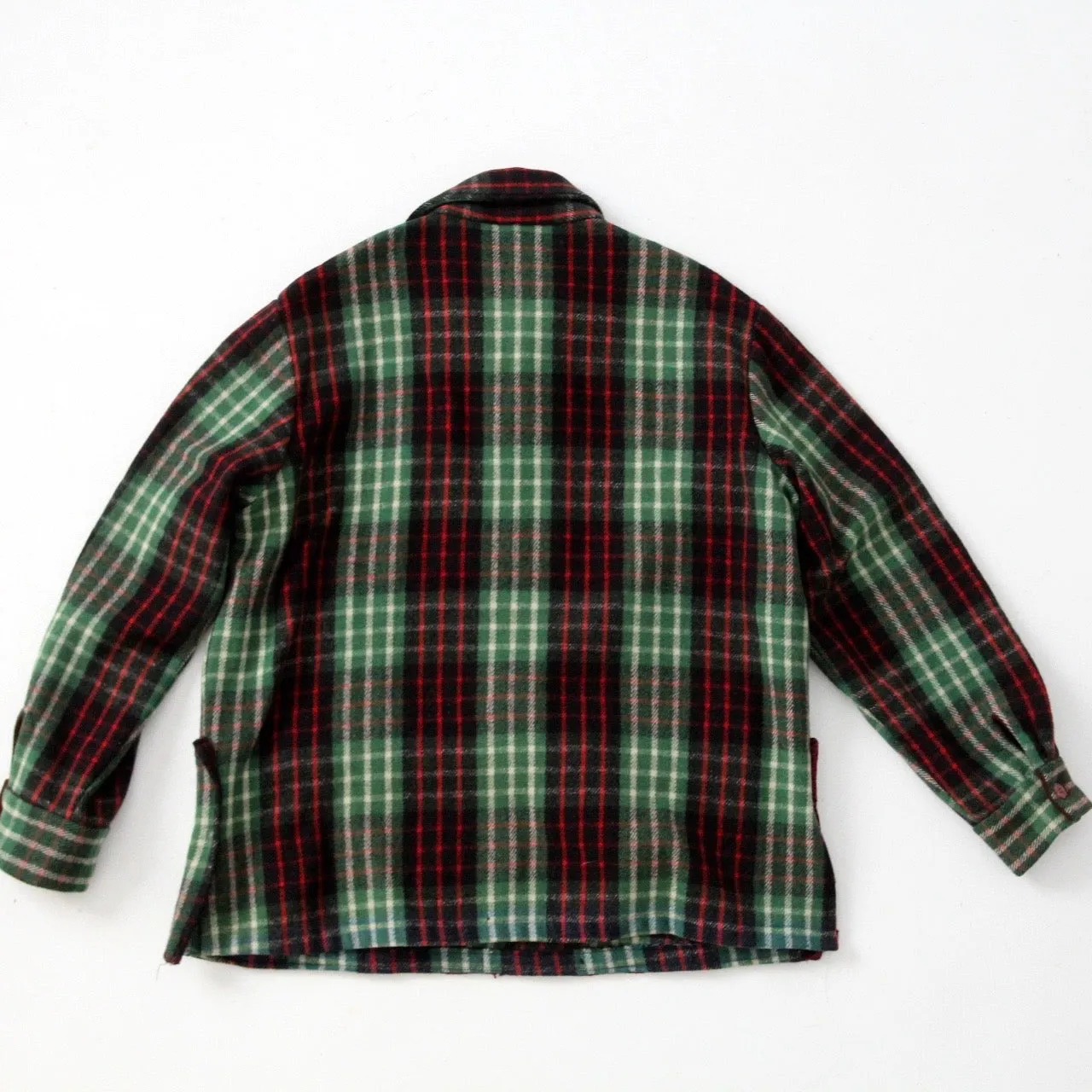 vintage men's plaid pullover