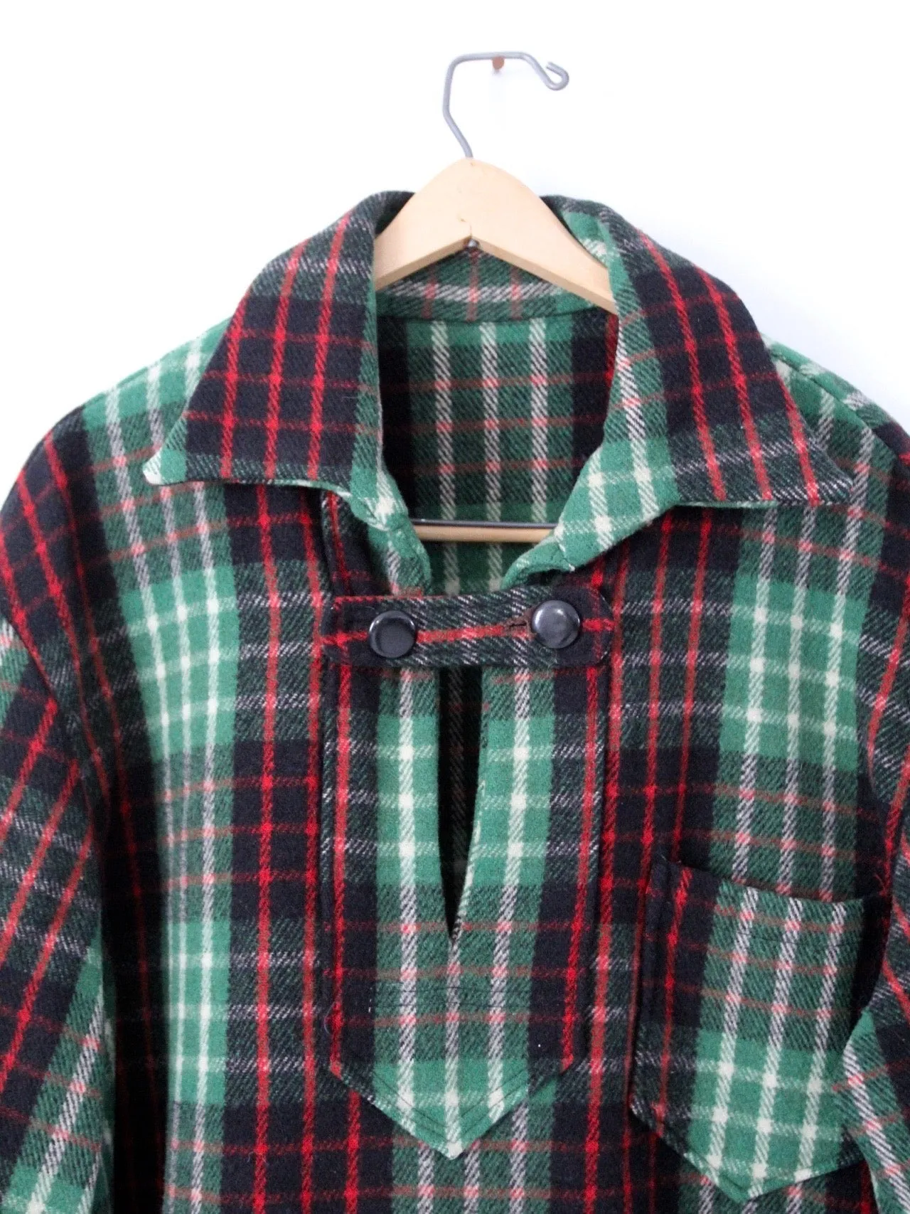 vintage men's plaid pullover