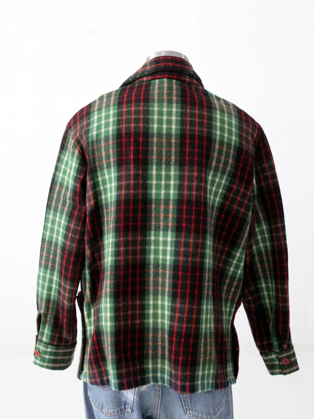 vintage men's plaid pullover