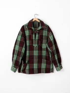 vintage men's plaid pullover