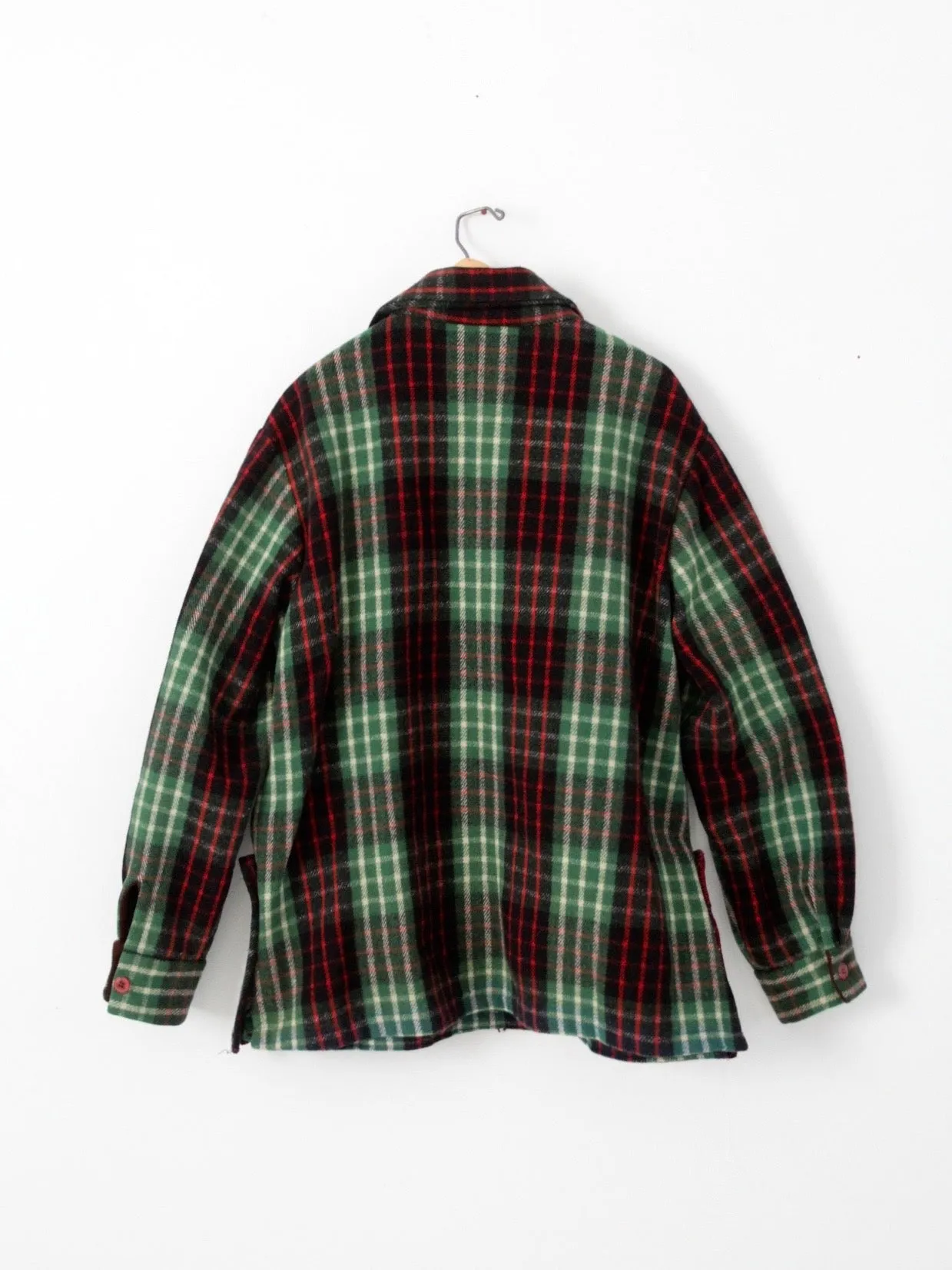 vintage men's plaid pullover