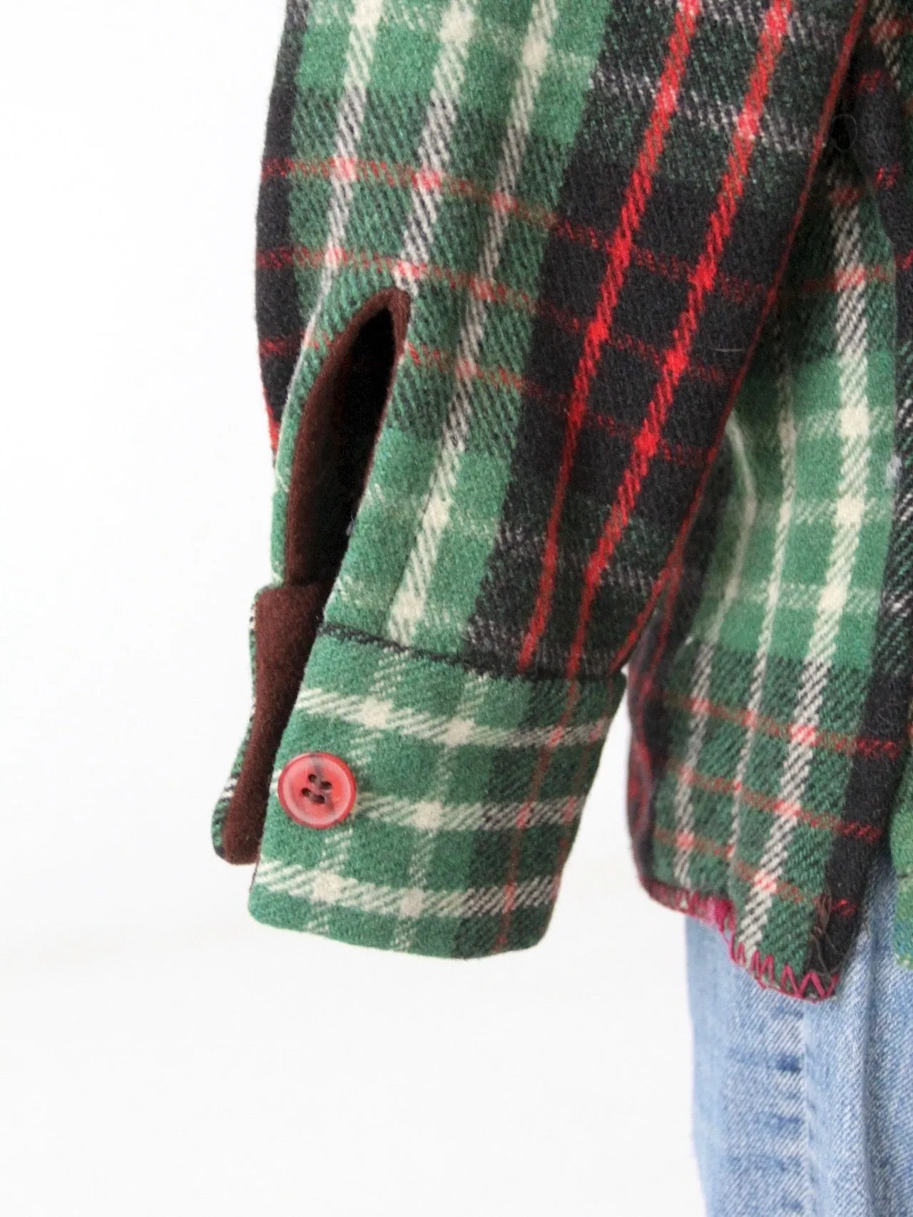 vintage men's plaid pullover