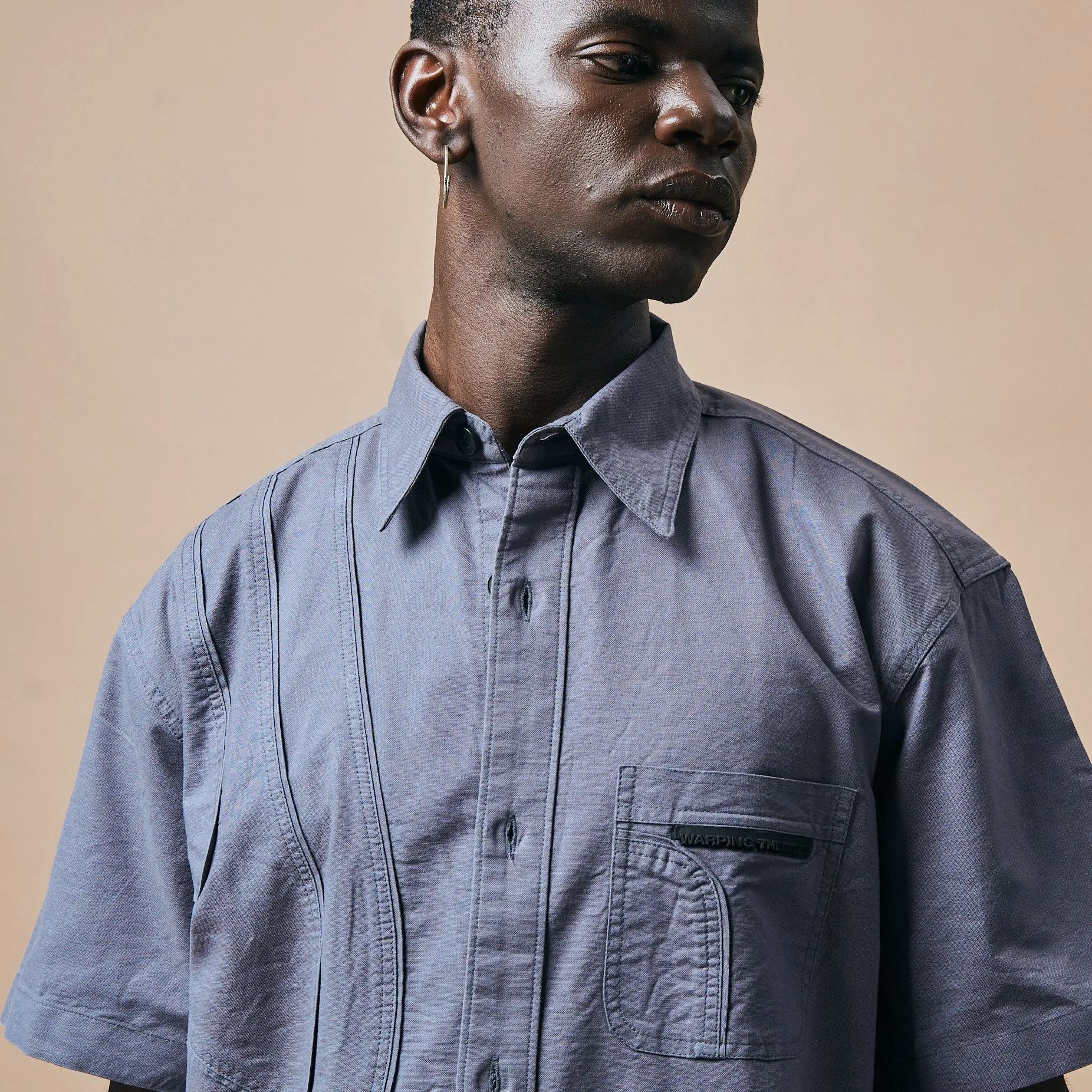 WARPED PANEL SHIRT