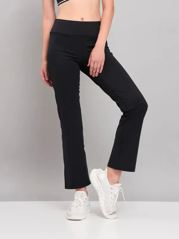 Women Solid Straight Pants with ELASTO PLUS