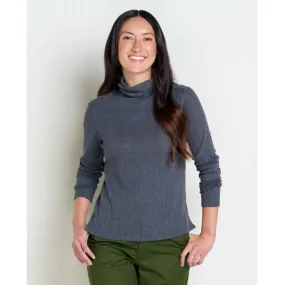 Womens Foothill Pointelle Ls T-neck