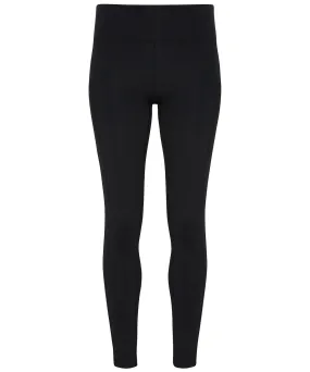 Womens TriDri® performance compression leggings | Black