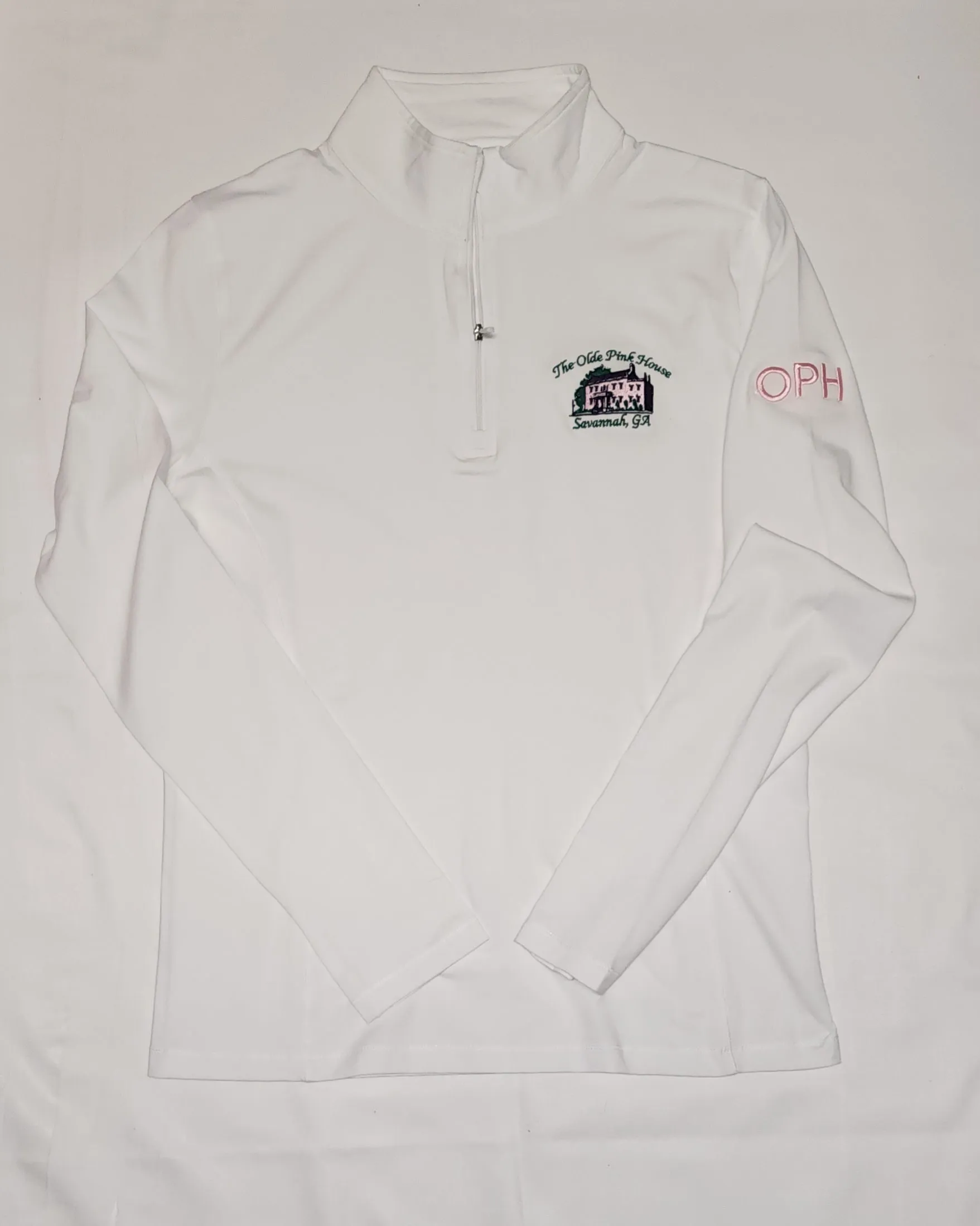 Women's White 1/4 Zip- Tasc