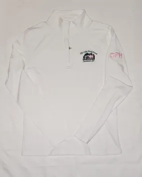 Women's White 1/4 Zip- Tasc
