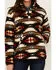 Wrangler Women's Southwestern Print 1/2 Zip Sherpa Fleece Pullover