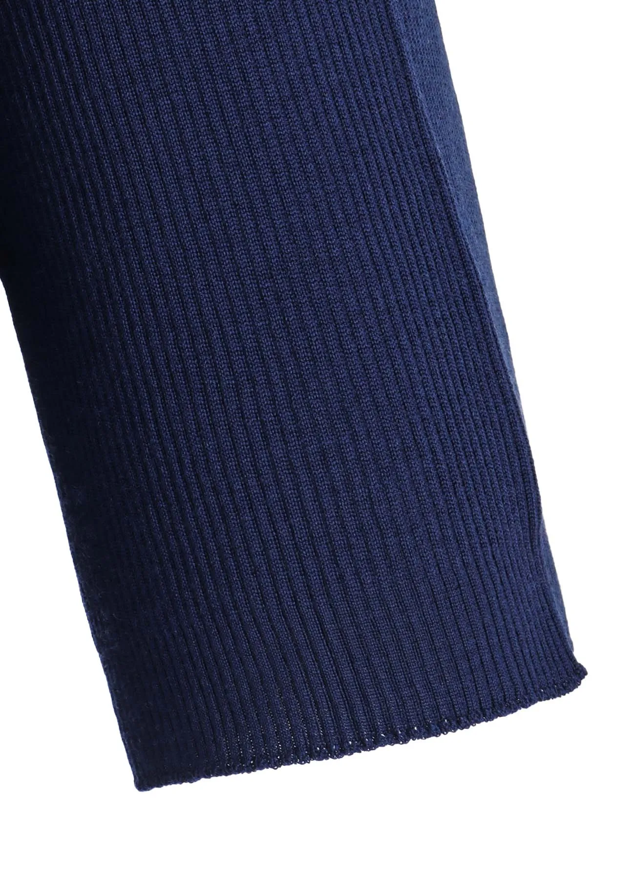 Y's × JOHN SMEDLEY BOTTLE NECK RIBBED KNIT