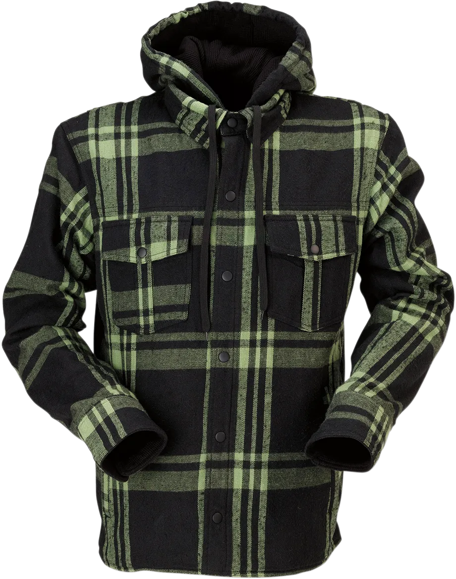 Z1R Timber Flannel Shirt - Olive/Black - Medium 2820-5326