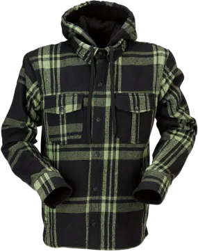 Z1R Timber Flannel Shirt - Olive/Black - Medium 2820-5326